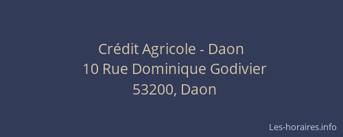 Crédit Agricole - Daon