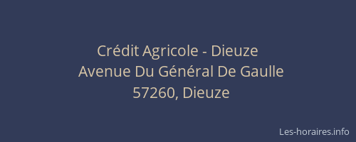 Cr&eacute;dit Agricole - Dieuze