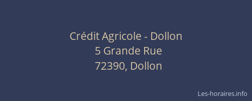 Crédit Agricole - Dollon