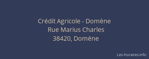 Crédit Agricole - Domène