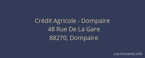 Crédit Agricole - Dompaire