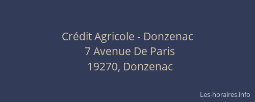 Crédit Agricole - Donzenac