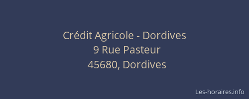 Crédit Agricole - Dordives
