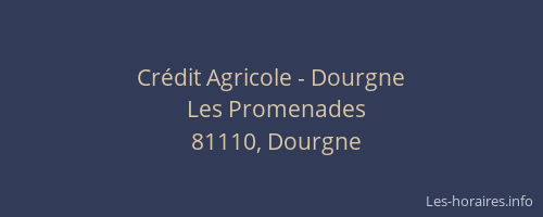Crédit Agricole - Dourgne