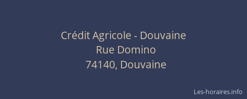 Crédit Agricole - Douvaine