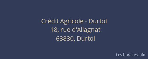 Crédit Agricole - Durtol