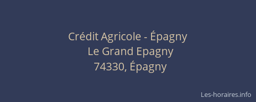 Crédit Agricole - Épagny