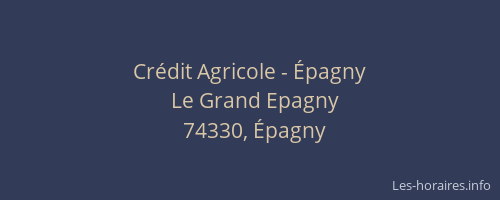 Cr&eacute;dit Agricole - &Eacute;pagny