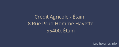Crédit Agricole - Étain