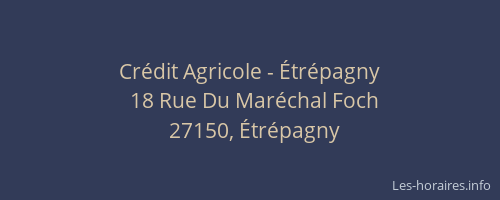 Crédit Agricole - Étrépagny