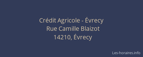 Crédit Agricole - Évrecy