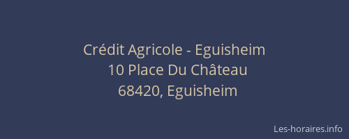 Crédit Agricole - Eguisheim