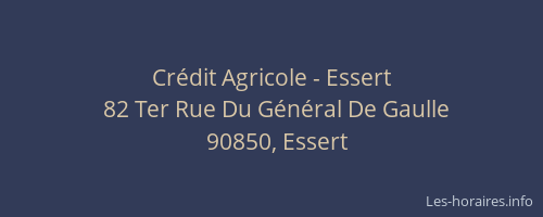 Crédit Agricole - Essert