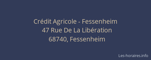 Crédit Agricole - Fessenheim