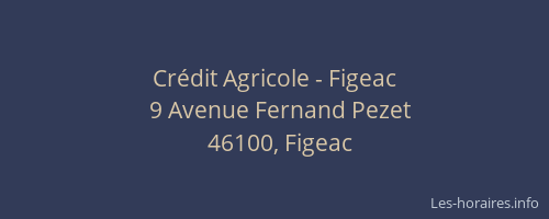 Cr&eacute;dit Agricole - Figeac