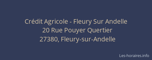 Crédit Agricole - Fleury Sur Andelle
