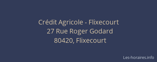 Crédit Agricole - Flixecourt