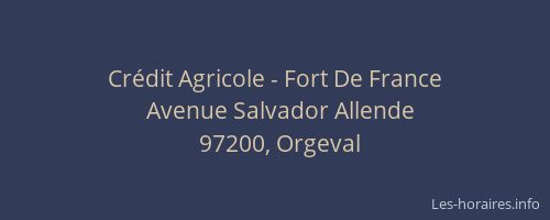 Crédit Agricole - Fort De France