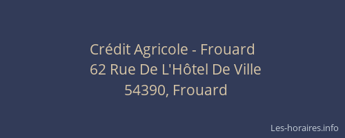 Crédit Agricole - Frouard