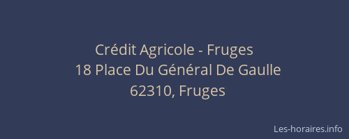 Crédit Agricole - Fruges