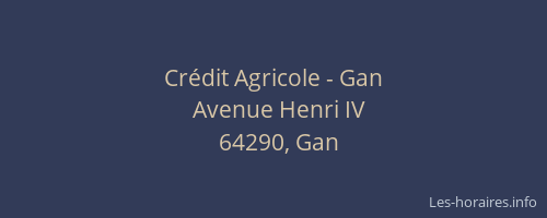Crédit Agricole - Gan