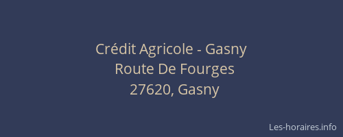 Crédit Agricole - Gasny