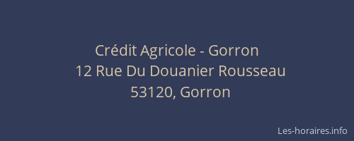 Crédit Agricole - Gorron