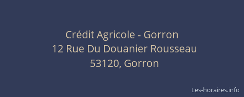 Cr&eacute;dit Agricole - Gorron