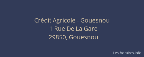 Crédit Agricole - Gouesnou