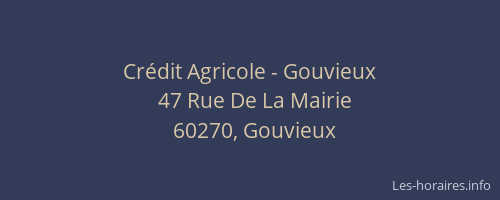 Crédit Agricole - Gouvieux