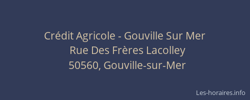 Cr&eacute;dit Agricole - Gouville Sur Mer