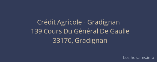 Crédit Agricole - Gradignan