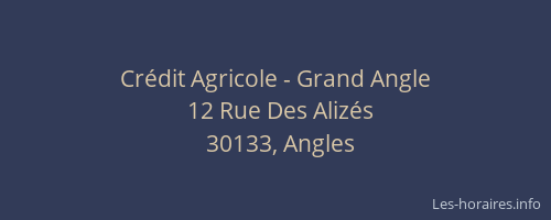 Crédit Agricole - Grand Angle
