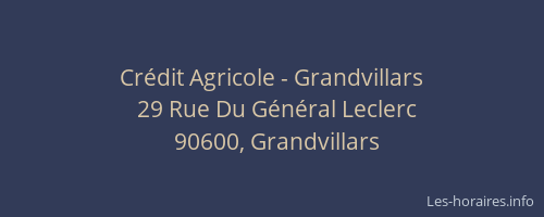 Crédit Agricole - Grandvillars