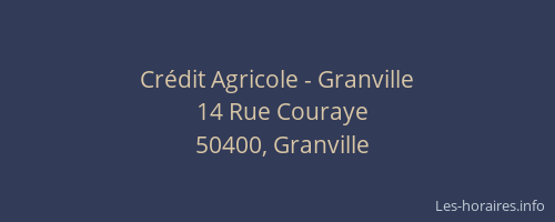 Crédit Agricole - Granville