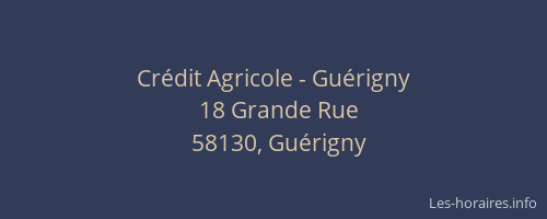 Crédit Agricole - Guérigny