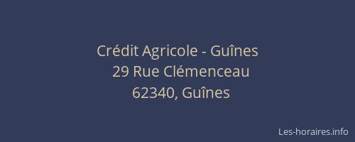 Crédit Agricole - Guînes