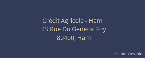 Crédit Agricole - Ham