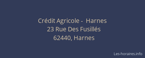 Crédit Agricole -  Harnes