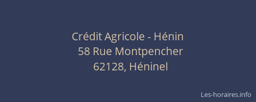 Crédit Agricole - Hénin