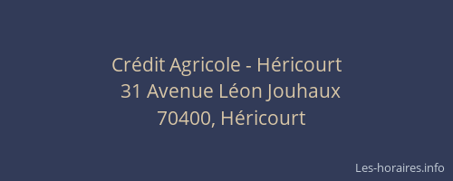 Crédit Agricole - Héricourt