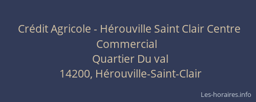 Crédit Agricole - Hérouville Saint Clair Centre Commercial