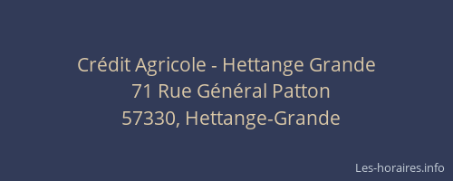 Crédit Agricole - Hettange Grande