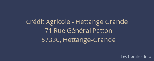 Cr&eacute;dit Agricole - Hettange Grande