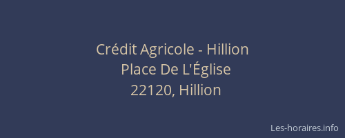 Crédit Agricole - Hillion