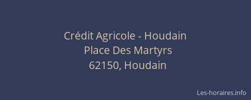 Crédit Agricole - Houdain