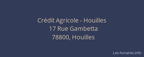Crédit Agricole - Houilles