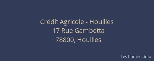 Cr&eacute;dit Agricole - Houilles