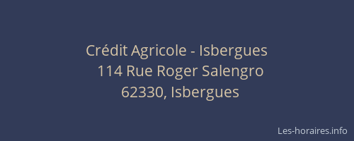Crédit Agricole - Isbergues