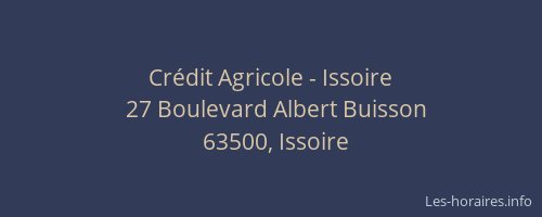 Crédit Agricole - Issoire